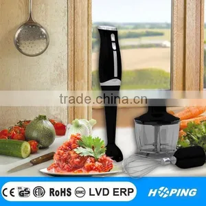 Black Hand Blender Set With Chopper thumbnail-1