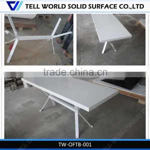 I Shape Office Desk/durable Office Furniture/artificial Stone Office Desk thumbnail-3