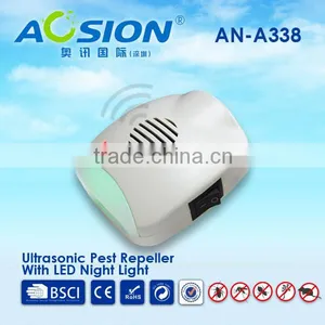 For Good Life With LED Night Light Mini Plug-in Electronic Ultrasonic Anti Cockroach thumbnail-1