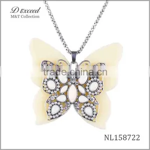 Yiwu Jewelry Factory Butterfly Pendant Necklace, Fashion Necklace NL158722-28 thumbnail-1