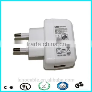 China ce Rohs eu Plug 5v 1a Usb Wall Adapter thumbnail-3