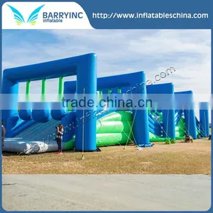 Blue Adult Inflatable Obstacle Course Inflatable Wrecking Ball thumbnail-1