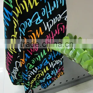 100% Cotton Customized New Fashion Letter Printed Beach Towel thumbnail-5