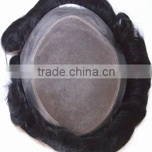 Men Toupee Real Hair thumbnail-1