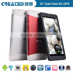 Android Tablet Wifi 7 Inch Tablet 3g Dual Sim Card pc Tablet Phone Created A7 thumbnail-1