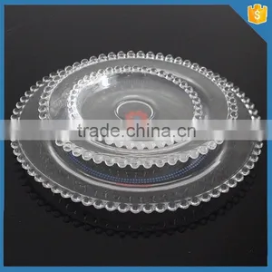 Wedding Used Wholesale Glass Beaded Charger Plate thumbnail-3