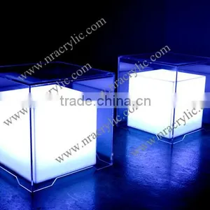 Shanghai Nightclub Party Event Rental LED Acrylic Light Cube thumbnail-1