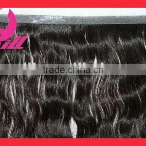 Wholesale Factory Cheap Price Color Black Brazilian Virgin Remy Human Hair PU Skin Weft Double Sided Tape Hair Extensions thumbnail-1