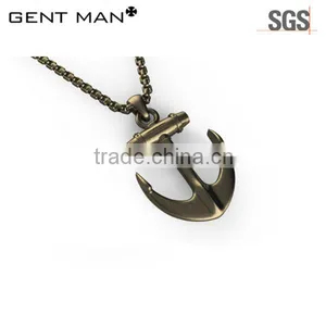 Cheap Wholesale Simple Design Custom Stainless Steel Anchor Pendant thumbnail-1