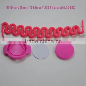 HOT Round Coin Size RFID Chip Wristband Access Control Tag thumbnail-3