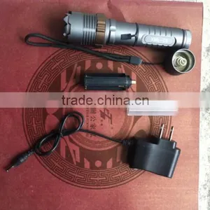 Promotional Aluminium Tactical Flashlight With 18650 Battery thumbnail-2