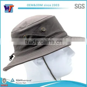 Blue Corduroy Bucket Hats Made in China Reversible Bucket Hat With Reflective Trim thumbnail-4