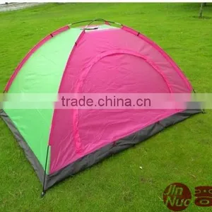 2 Person Double Layer Polyester Fabric Camping Tent thumbnail-5