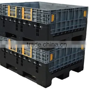 1200x1000x590 mm Collapsible Pallet Box, Collapsible Plastic Pallet Box thumbnail-4
