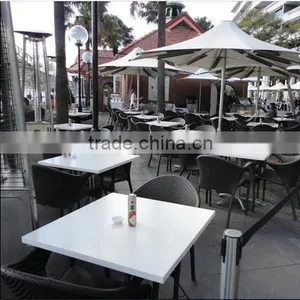 Custom Size Acrylic Solid Surface Restaurant Dinning Table Top thumbnail-1
