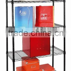 RH-HZM53-12020 Five Layers Metal Wire Shelf Wire Shelving Rack 1200*530*2000mm Commodity Shelf Wire Mesh Rack thumbnail-2