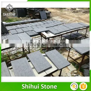Big Quantity Honed Basalt Stones Tiles for Sale thumbnail-6