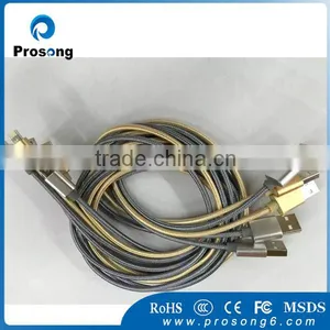 Hot Sale Charging USB Data Cable 2 in 1 Metal Cable thumbnail-2