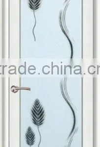 Modern Aluminum Door for Bathroom Frosted Glass Interior Doors thumbnail-1