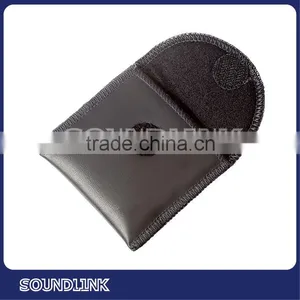 Cheap Accessories Portable Mini Black PU Hearing Aid Package Bag thumbnail-1
