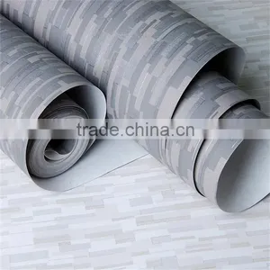 New Non-woven Decorative Silver Mosaic Wallpaper thumbnail-1