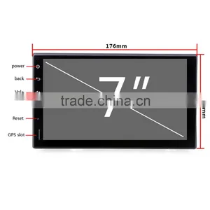 Pure Android Car GPS for Two Din With Pure Android 4.4.4 Dual Core CPU:1.6G RAM:1G WIFI 3G Audio Video Player thumbnail-4