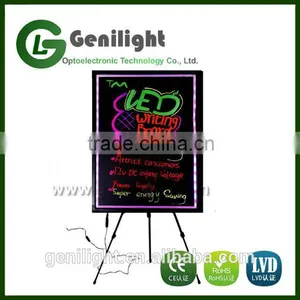 High Quality LED Writing Board With Arcylic Surface for Advertising and Business thumbnail-3