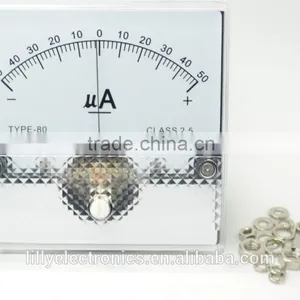 SD-80 Panel Meter DC 50 uA Class 2.5 80x80mm thumbnail-1