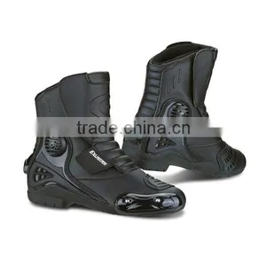 Waterproof, Low Cut , Stylish Racing Motorcycle White Boots thumbnail-1