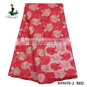 Haniye 2016 Wholesale High Quality Tulle Lace Fabric 5 Yards /french Lace Fabric /NYN70 thumbnail-2
