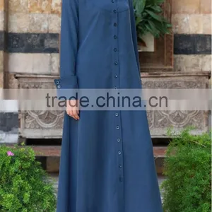 OEM Service China Factory Custom Made Wholesale Work Date Tunic Maix Dress thumbnail-4