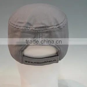 Grey Miltary Cap thumbnail-4