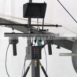 Factory Supply Professional LMS 12m Triangle Jimmy Jib Crane for 15kg Video Camera thumbnail-6