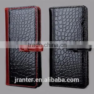 Luxury High-end Fashion Men Wallet Genuine Crocodile Leather Mens Long Wallet thumbnail-3