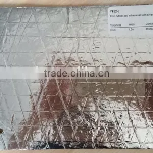 2mm Underlay Rubber Pad Adhensived With Silver Film thumbnail-1