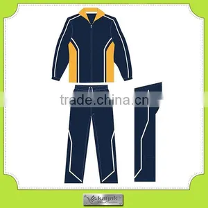 Customzied Nylon Navy High Quality Men's Tracksuit thumbnail-1