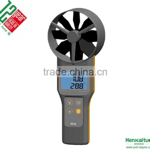 AZ8916 Handheld Anemometer LCD Display 0.2~30 M/S Digital Wind Speed Meter thumbnail-1