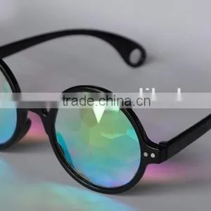 Gold Lens Kaleidoscope Glasses thumbnail-1
