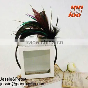 Hot Sexy Colorful Feather Handband for Masquade Party Girls thumbnail-1