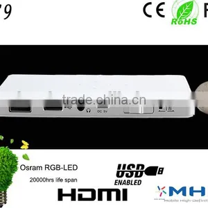 The Best Selling Mini Projector / Beam Projector for Smart Phone / Mini LED Video Projector C9 With 5000mAh Built-in Battery thumbnail-6
