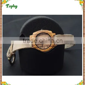 2016 Men Fashion Custom Logo Wood Watches Wholesale,watch Genuine Leather,watch Men Leather thumbnail-1