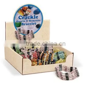 Crackle Quartz & Hematite Bracelet thumbnail-1