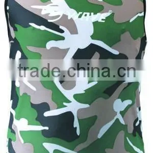 Men's Sleeveless UPF50+ Sun Protection Camo Rash Guard thumbnail-1