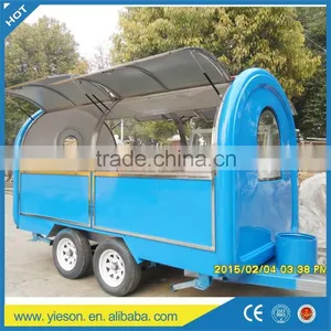 Small or Big Wheels Fast Food Carts Kiosk/food Selling Car/food Street Kiosk for Salefood Truck thumbnail-2
