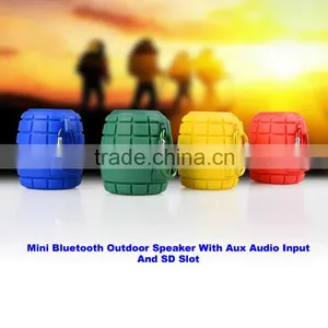 Mini Grenade-shaped Bluetooth Speaker - Waterproof, Shockproof, Dustproof thumbnail-2