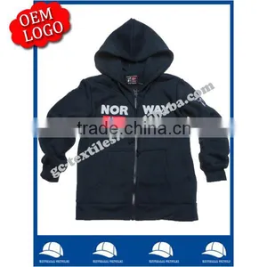 Top Quality Kid's Hooded Zip up Fleece Jacket thumbnail-1