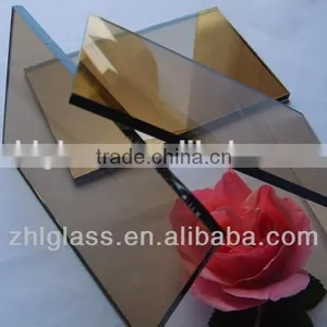 3mm-12mm Coated Reflective Glass(Bronze,Euro Grey,Dark Grey,Mist Grey,French Green,Dark Green,Lake Blue,Dark Blue) thumbnail-2