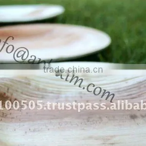 Dinnerware Areca Palm Leaf Organic Flat Round Plates thumbnail-1