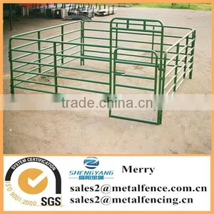 Cheap Metal Livestock Animal Farm Fence Rails Holding Yards Ranch Fence Panels thumbnail-4