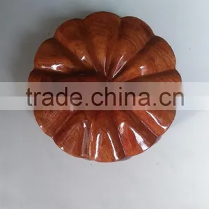 Cheap Wooden Pot With Lid, Pumpkin Shape for Home Decoration thumbnail-3